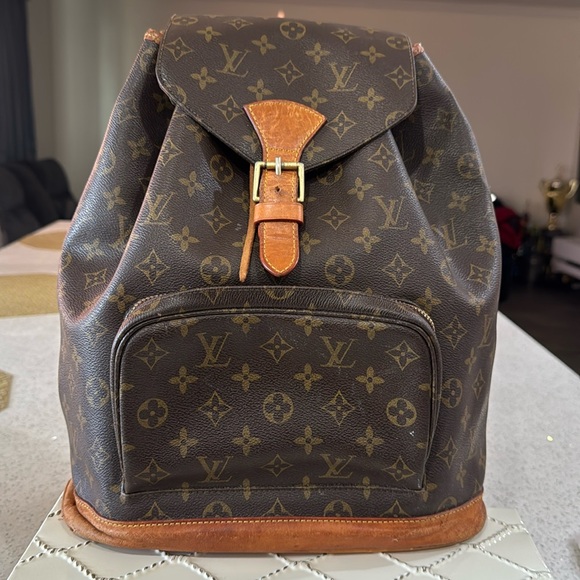 🤎Louis Vuitton Montsouris GM Backpack Monogram Brown - Picture 1 of 17